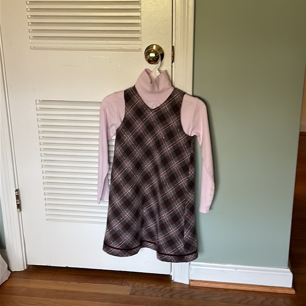 jacadi long sleeve dress set
